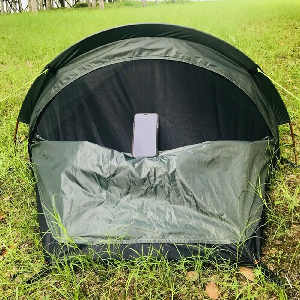 Cheap Goat Tents Portable Adults Fishing Bivvy Sack Sleeping Bag Waterproof Camping Tent Travel Backpacking Ultralight Thermal Single Person   